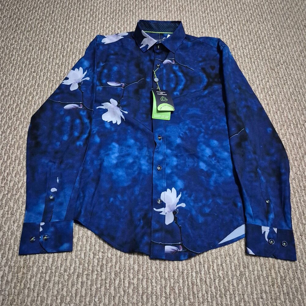 Society of Threads Button-Down Shirt Men's Regular Fit Small MSRP $79.50